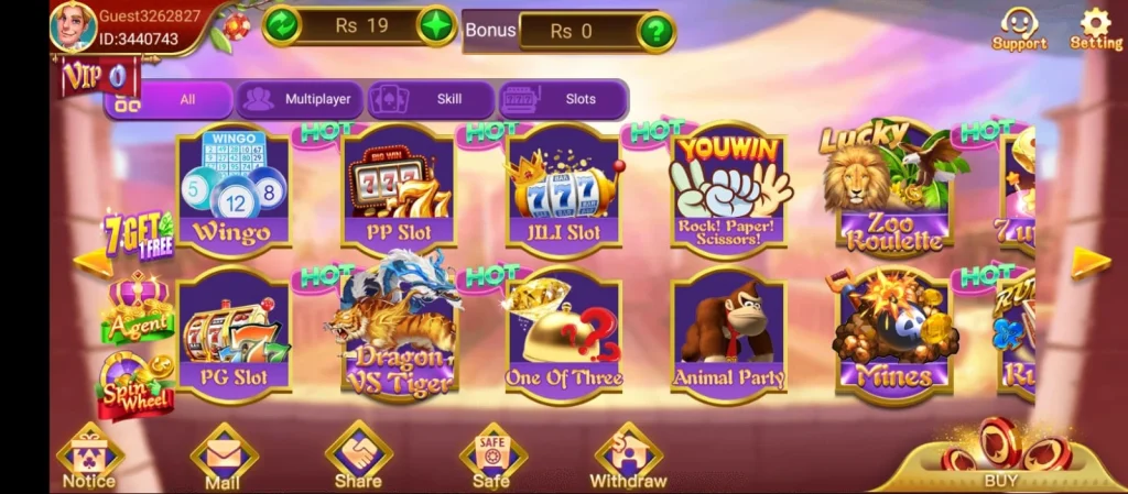 3card mini game
